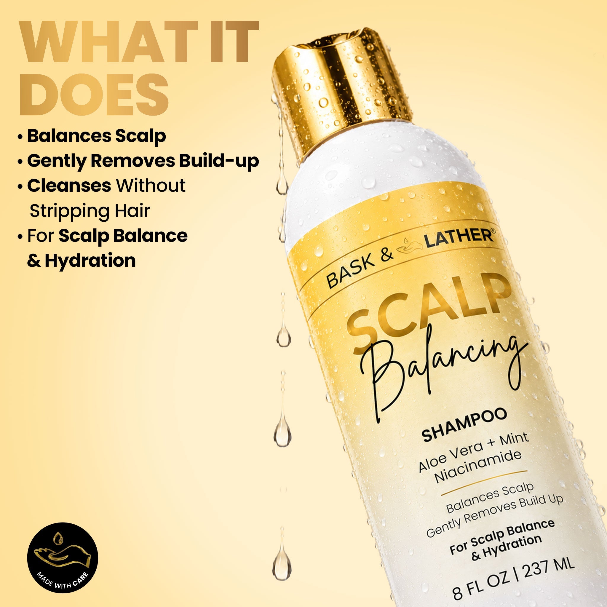 Scalp Balancing Shampoo - Bask and Lather Co